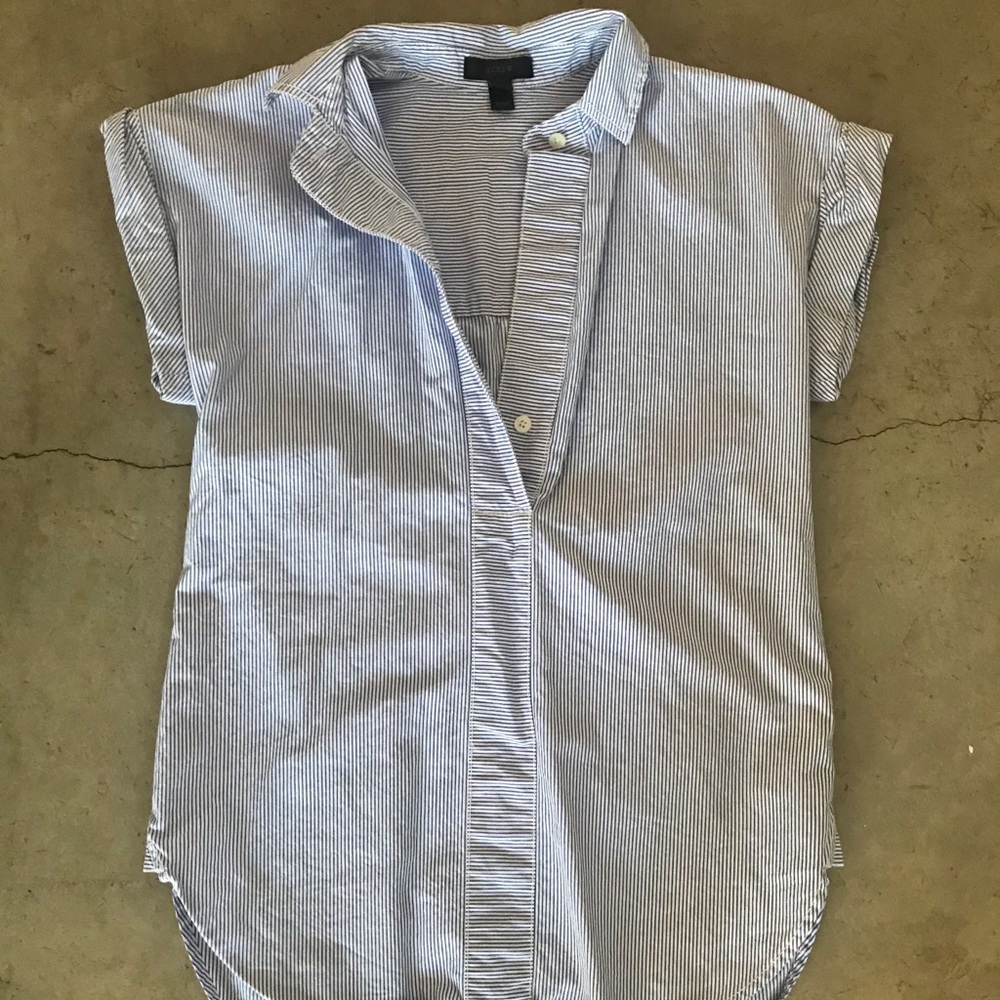 SOLD J. Crew Short Sleeve Button Shirt